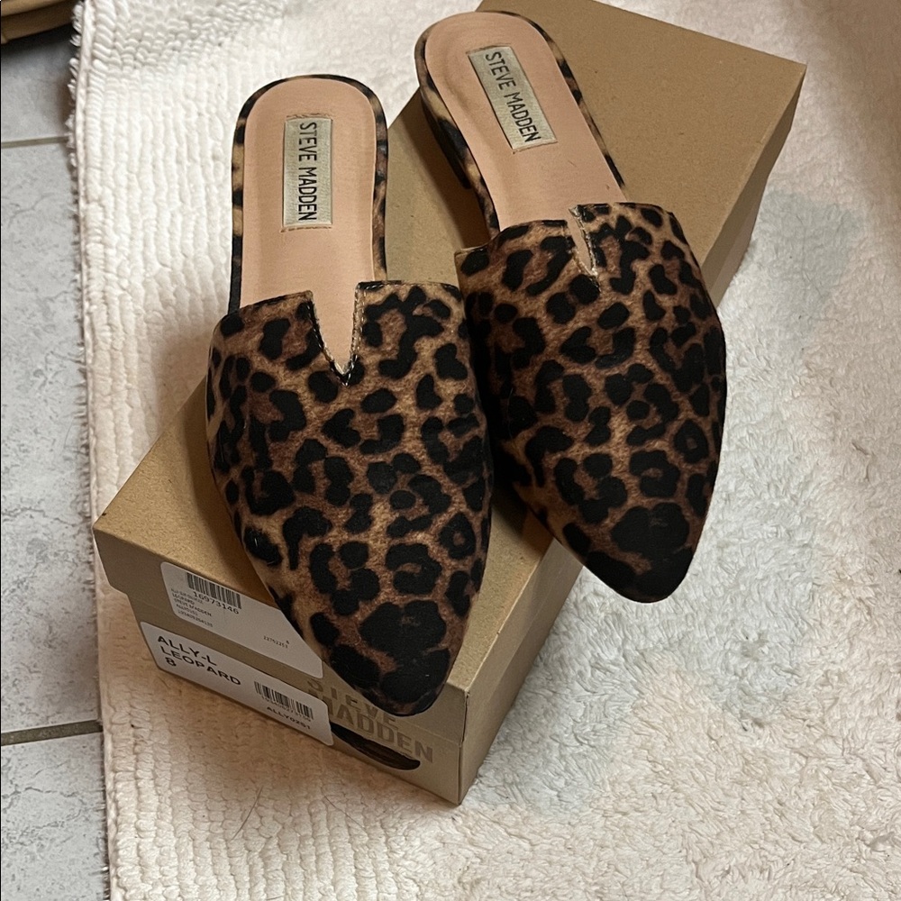 Steve Madden Animal Print Women's Mules